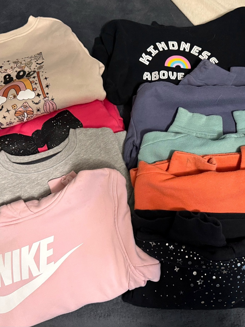 Girls Sz 6/7 sweatshirt bundle